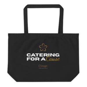 Catering For A Cause Large Organic Tote Bag