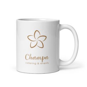 Champa Catering & Events White Glossy Mug